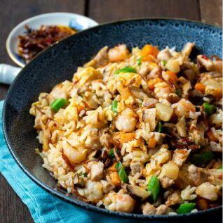 J02 Cod & Crab Roe Fried Rice