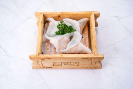 Pea Shoots Crab Meat Dumpling