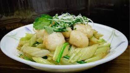 F04 Stir Fried Scallop